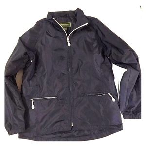 Eddie Bauer Zip Wind Breaker Navy